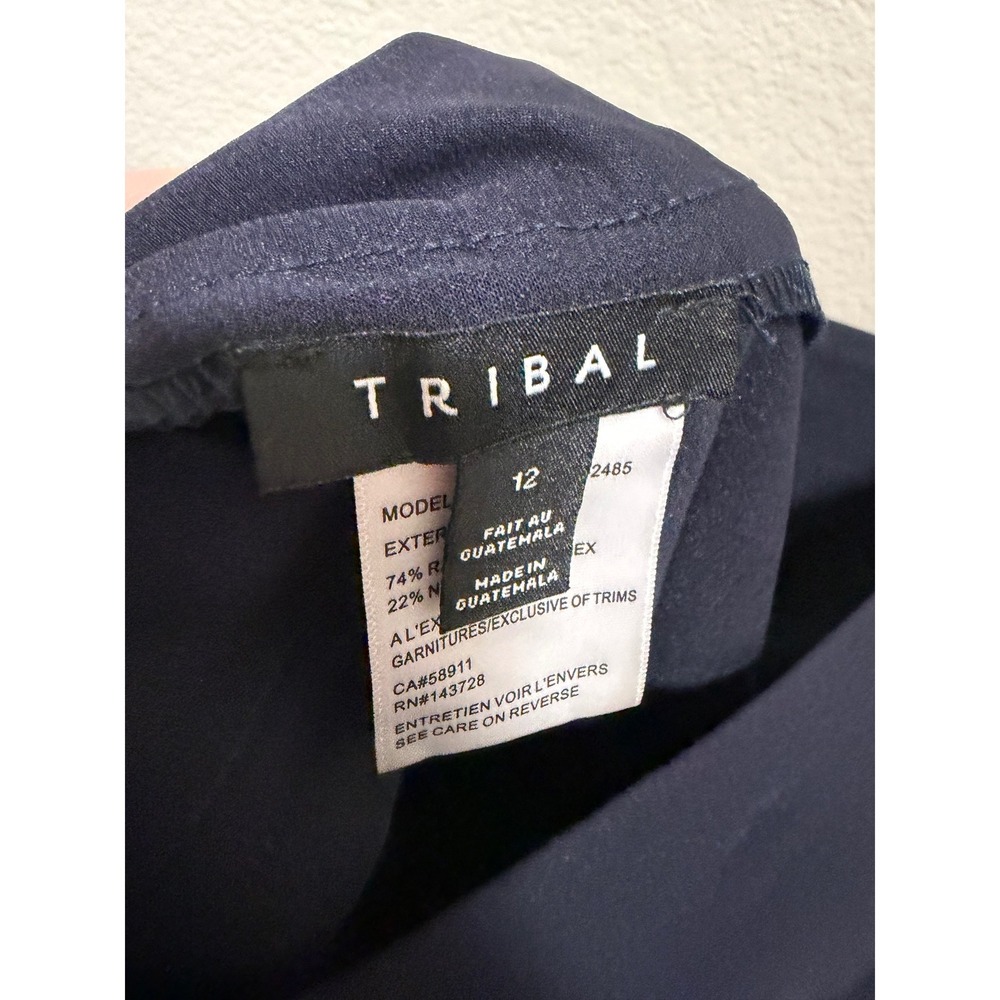 Tribal Dark Blue Pants  Size 12 - Picture 3 of 3